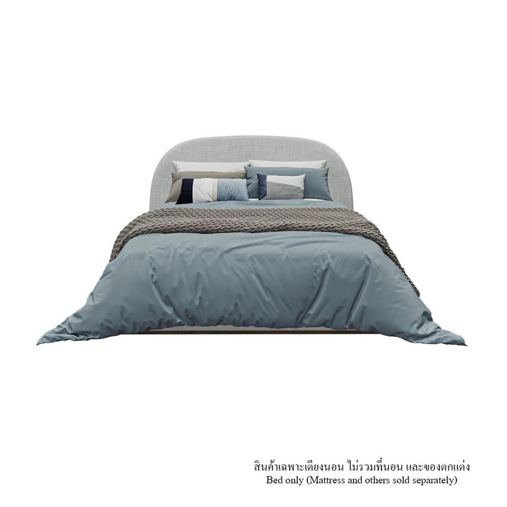 เตียง 6 ฟุต SB FURNITURE XAPIM 19244600 สีเทา