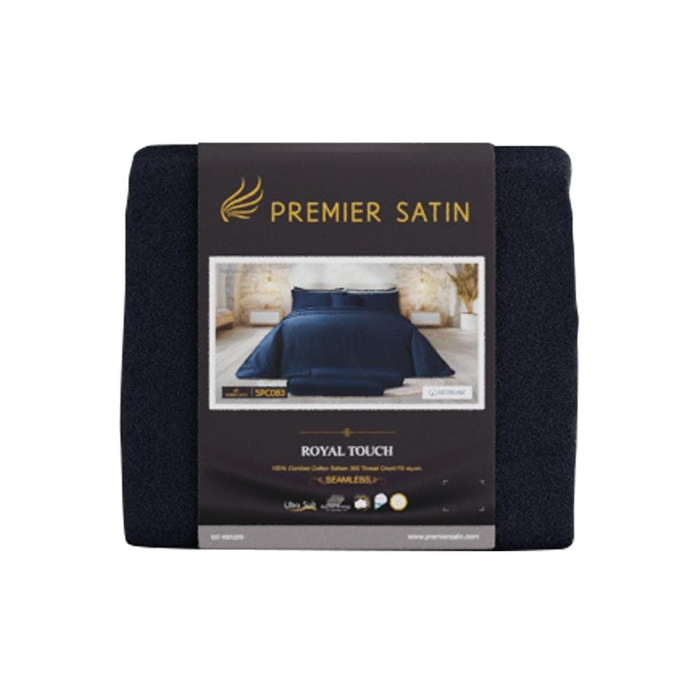 ชุดผ้าปูที่นอน 5 ฟุต (ชุด 3 ชิ้น) PREMIER SATIN ROYAL TOUCH SOLID SPC083