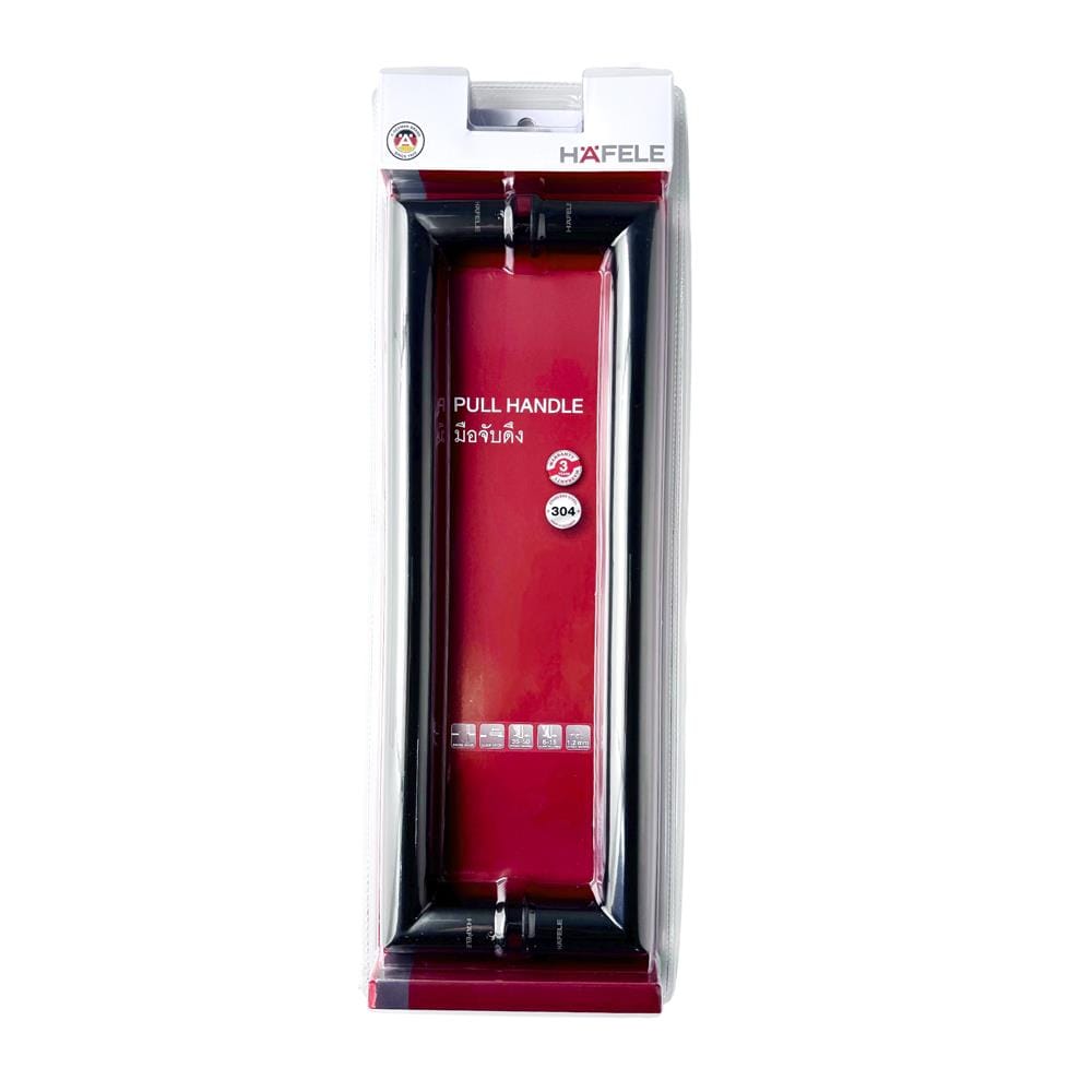 มือจับดึงประตู HAFELE 499.68.061 19 นิ้ว สีดำ