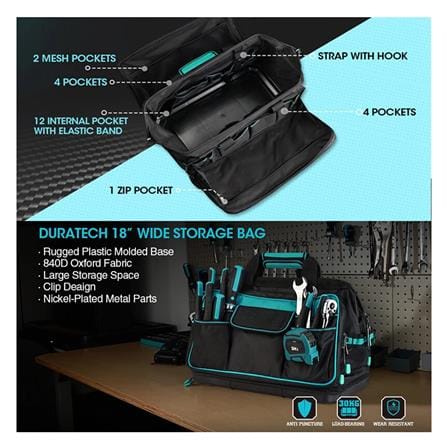 กระเป๋าเครื่องมือกันน้ำ DURATECH DT601001 18 นิ้ว_5