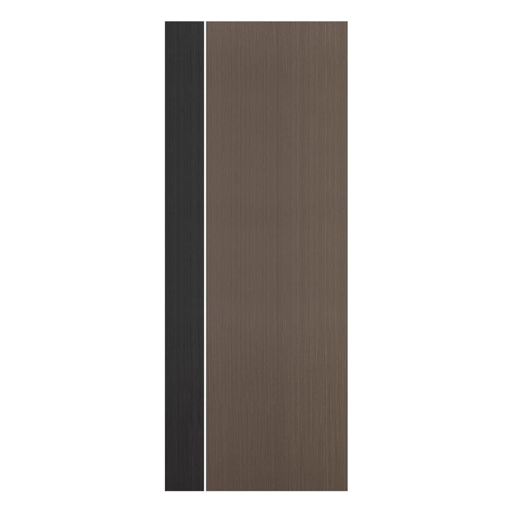 ประตูห้องน้ำ UPVC ไม่เจาะลูกบิด ECO-DOOR PC1 70x180 ซม. สีโอ๊ค ทูโทน