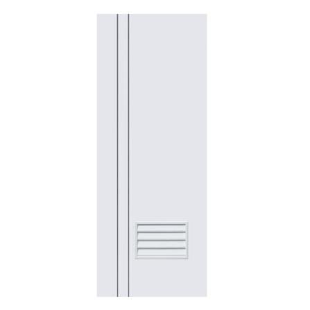 ประตูห้องน้ำ UPVC ไม่เจาะลูกบิด ECO-DOOR PG2 มีเกล...