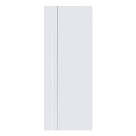 ประตูห้องน้ำ UPVC ไม่เจาะลูกบิด ECO-DOOR P2 เซาะร่...