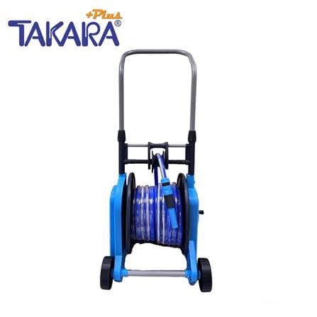 สายยางโรล TAKARA PLUS BLUEBELLS 1/2 นิ้ว x 20 ม. สีฟ้า-ดำ_0
