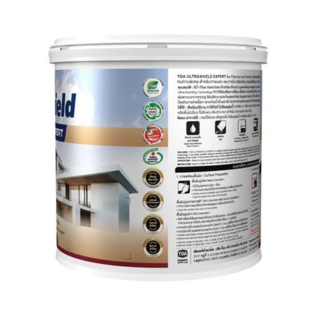 สีน้ำทาภายนอก ชนิดเนียน TOA ULTRASHIELD EXPERT SHEEN BASE B 1 แกลลอน_2