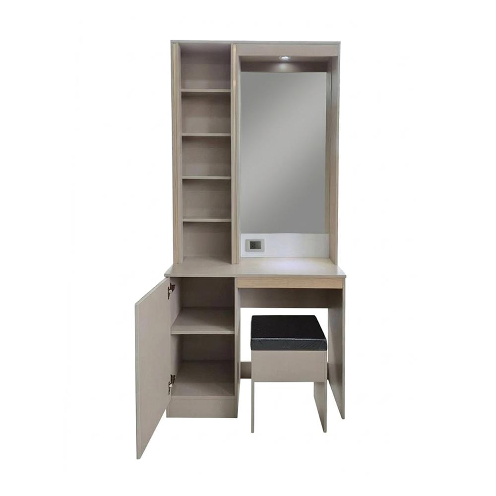 โต๊ะเครื่องแป้งพร้อมสตูล FURDINI RIVANO 100 ซม. สี SOFTBEIGE