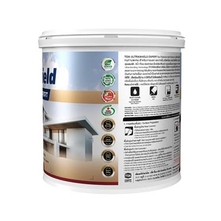 สีน้ำทาภายนอก ชนิดเนียน TOA ULTRASHIELD EXPERT SHEEN BASE D 1 แกลลอน_1