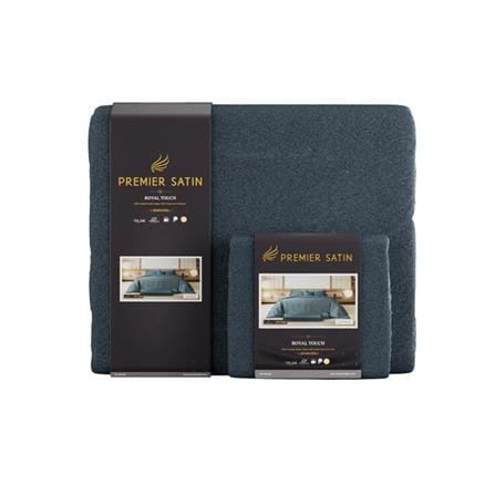ชุดผ้าปูที่นอน 6 ฟุต (ชุด 6 ชิ้น) PREMIER SATIN ROYAL TOUCH SOLID SPC085_4