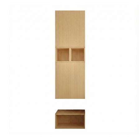 ตู้แขวนผนัง SB FURNITURE WISEST 19239335 สีโมนาโค โอ๊ค_0