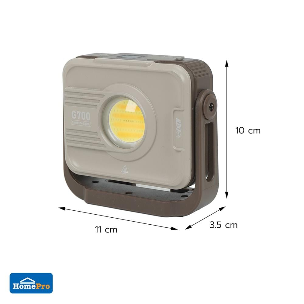 ไฟฉาย LED WORK LIGHT ELECKTA LP01 1200 ลูเมน 10 วัตต์ DAYLIGHT
