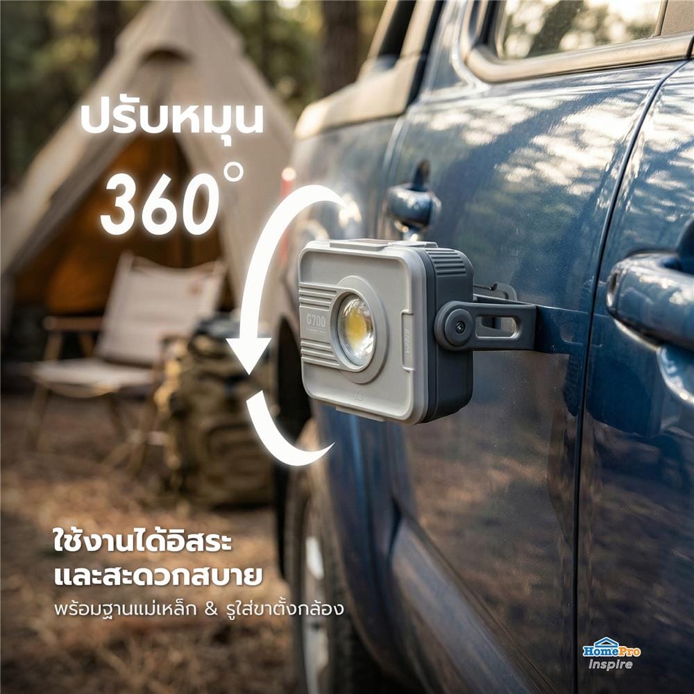 ไฟฉาย LED WORK LIGHT ELECKTA LP01 1200 ลูเมน 10 วัตต์ DAYLIGHT