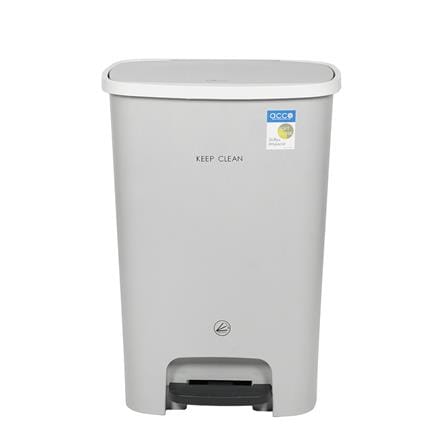 ถังขยะเหยียบเหลี่ยม ACCO SOFT CLOSE 50 ลิตร สีเทา_2