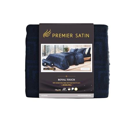 ชุดผ้าปูที่นอน 6 ฟุต (ชุด 3 ชิ้น) PREMIER SATIN ROYAL TOUCH PRINT PC150_4