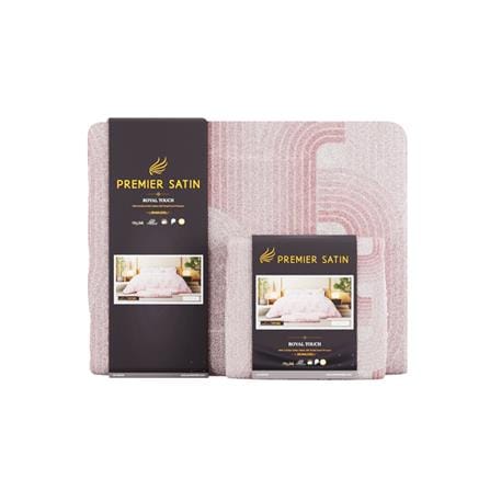 ชุดผ้าปูที่นอน 5 ฟุต (ชุด 6 ชิ้น) PREMIER SATIN ROYAL TOUCH PRINT PC145_4