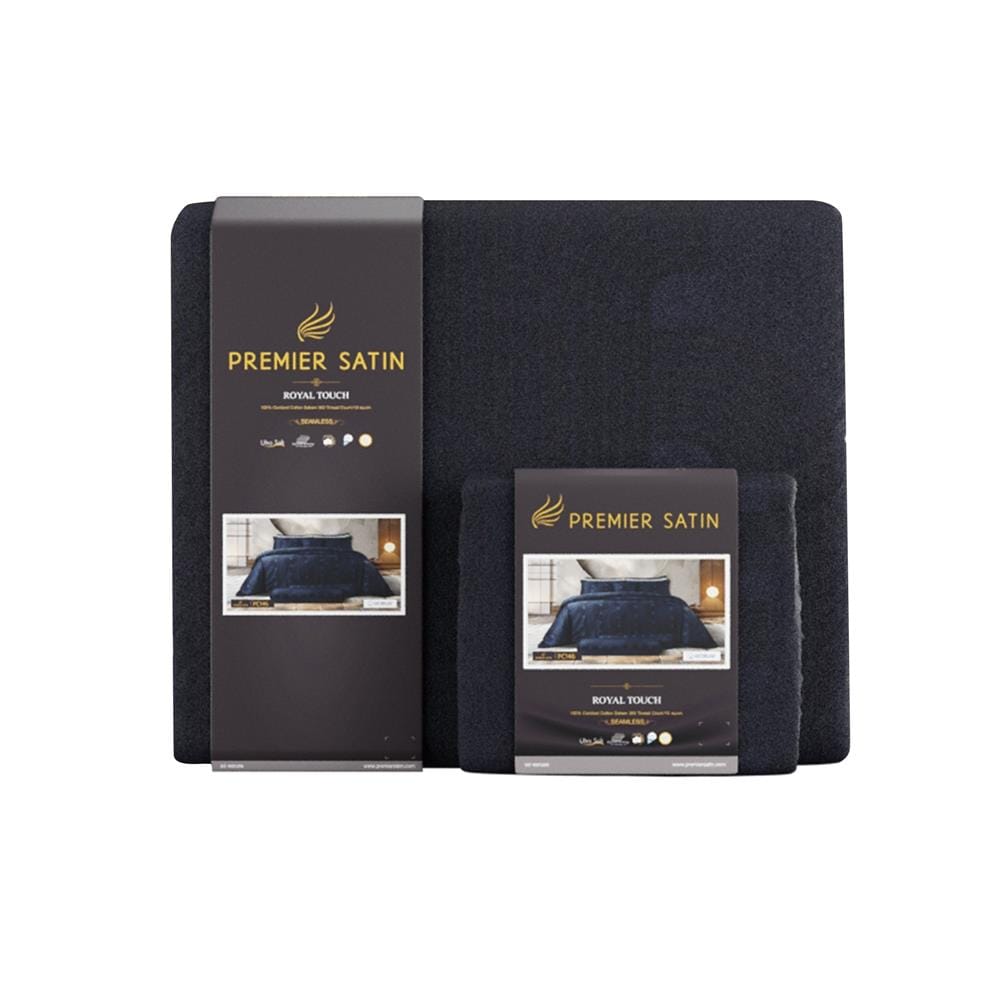 ชุดผ้าปูที่นอน 3.5 ฟุต (ชุด 4 ชิ้น) PREMIER SATIN ROYAL TOUCH PRINT PC146