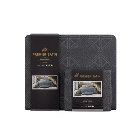 ชุดผ้าปูที่นอน 5 ฟุต (ชุด 6 ชิ้น) PREMIER SATIN ROYAL TOUCH PRINT PC148_4