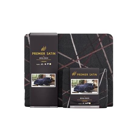 ชุดผ้าปูที่นอน 6 ฟุต (ชุด 6 ชิ้น) PREMIER SATIN ROYAL TOUCH PRINT PC147_4