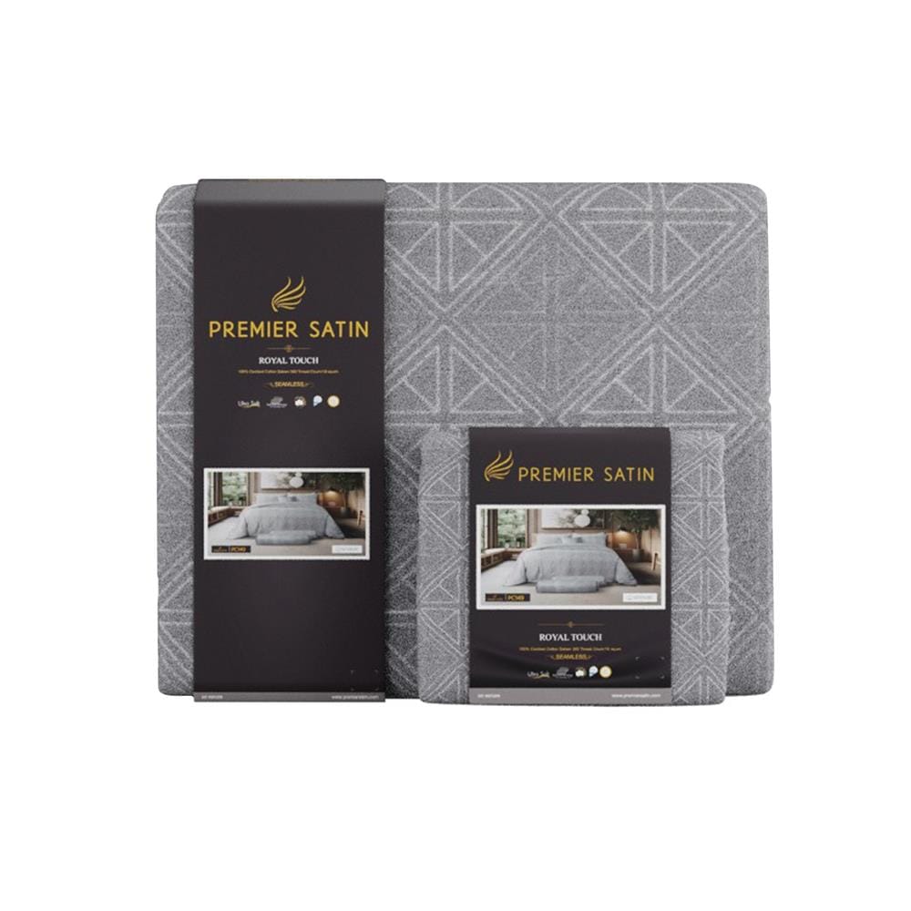ชุดผ้าปูที่นอน 3.5 ฟุต (ชุด 4 ชิ้น) PREMIER SATIN ROYAL TOUCH PRINT PC149