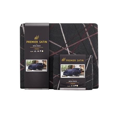ชุดผ้าปูที่นอน 3.5 ฟุต (ชุด 4 ชิ้น) PREMIER SATIN ROYAL TOUCH PRINT PC147_4