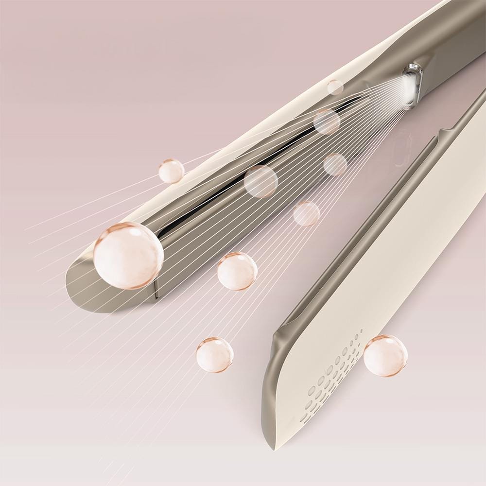 เครื่องหนีบผม BWELL BST-02 สีขาว/แชมเปญอ่อน
