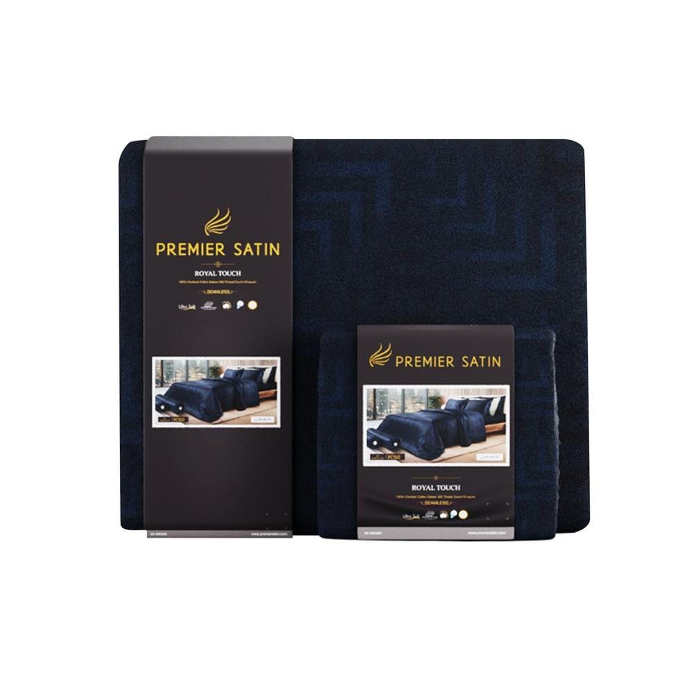 ชุดผ้าปูที่นอน 3.5 ฟุต (ชุด 4 ชิ้น) PREMIER SATIN ROYAL TOUCH PRINT PC150