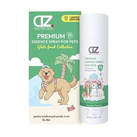 สเปรย์บำรุงผิวและขนสุนัข DR.ZKIN สูตร PREMIUM GLUTA FRESH COLLECTION 100 มล._0