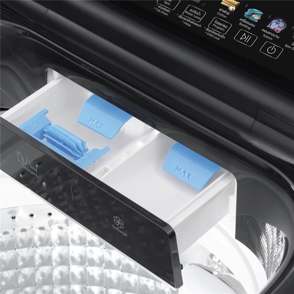เครื่องซักผ้าฝาบน HAIER HWM200-B2158B 20 กก. อินเวอร์เตอร์ สีดำ