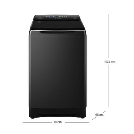 เครื่องซักผ้าฝาบน HAIER HWM200-B2158B 20 กก. อินเวอร์เตอร์ สีดำ_10