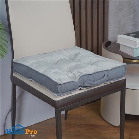 เบาะรองนั่ง HOME LIVING STYLE PROTER 17x17 นิ้ว สีเทา_4