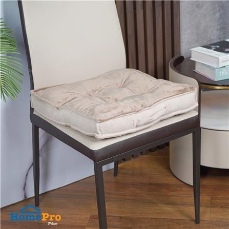 เบาะรองนั่ง HOME LIVING STYLE PROTER 17x17 นิ้ว สีน้ำตาล_4
