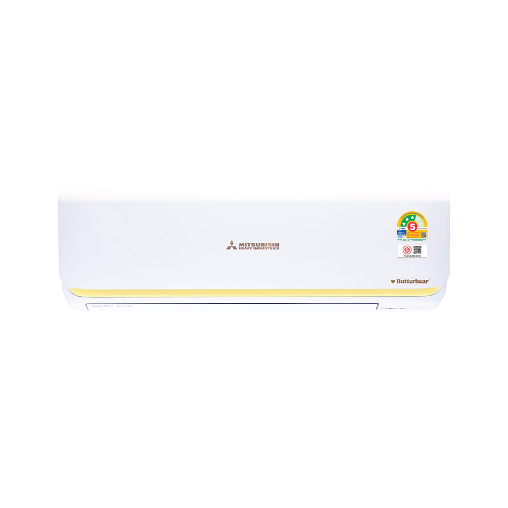 แอร์ผนัง MITSUBISHI HEAVY DUTY BUTTA SERIES SRK10YYS-W1/B 9633 บีทียู อินเวอร์เตอร์