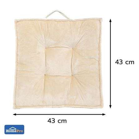 เบาะรองนั่ง HOME LIVING STYLE PROTER 17x17 นิ้ว สีครีม_6