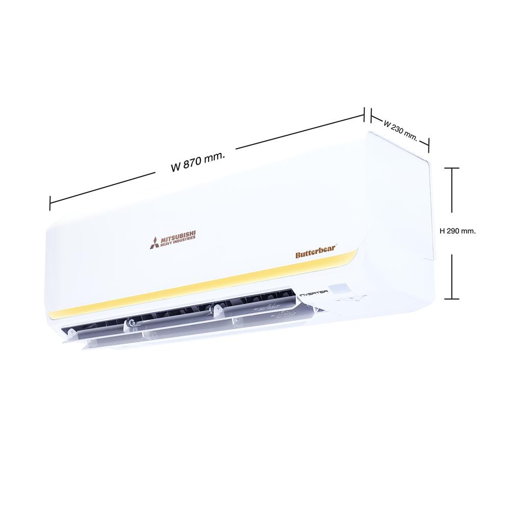 แอร์ผนัง MITSUBISHI HEAVY DUTY SRK18YYS-W1/B 18244 บีทียู อินเวอร์เตอร์