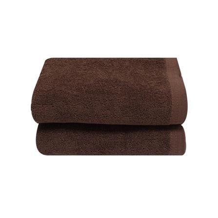 ผ้าขนหนู DREAMERY PLAIN COLOR 15x30 นิ้ว สีน้ำตาล (แพ็ก 2 ชิ้น)_0