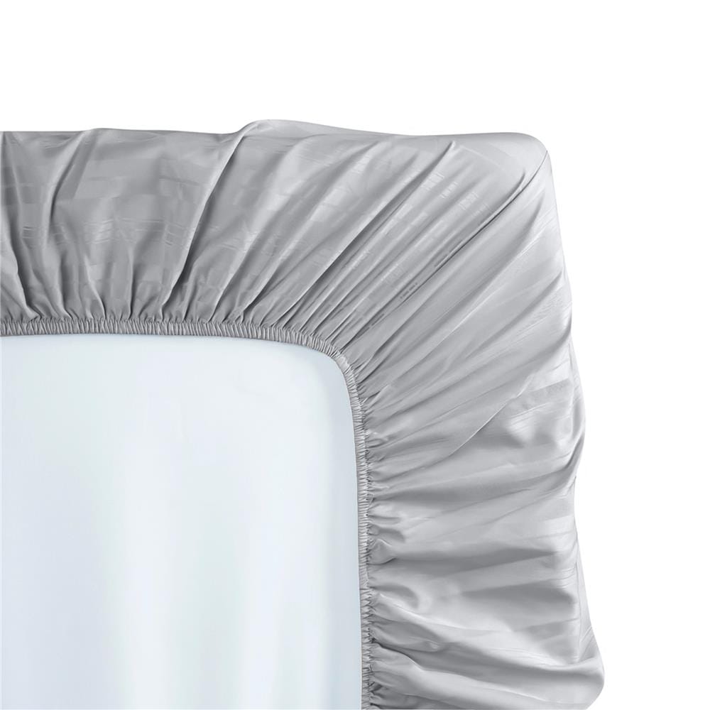 ชุดผ้าปูที่นอน 5 ฟุต (ชุด 3 ชิ้น) HOME LIVING STYLE LAMOON สี GREY