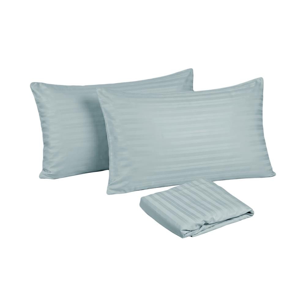 ชุดผ้าปูที่นอน 6 ฟุต (ชุด 3 ชิ้น) HOME LIVING STYLE LAMOON สี BLUE