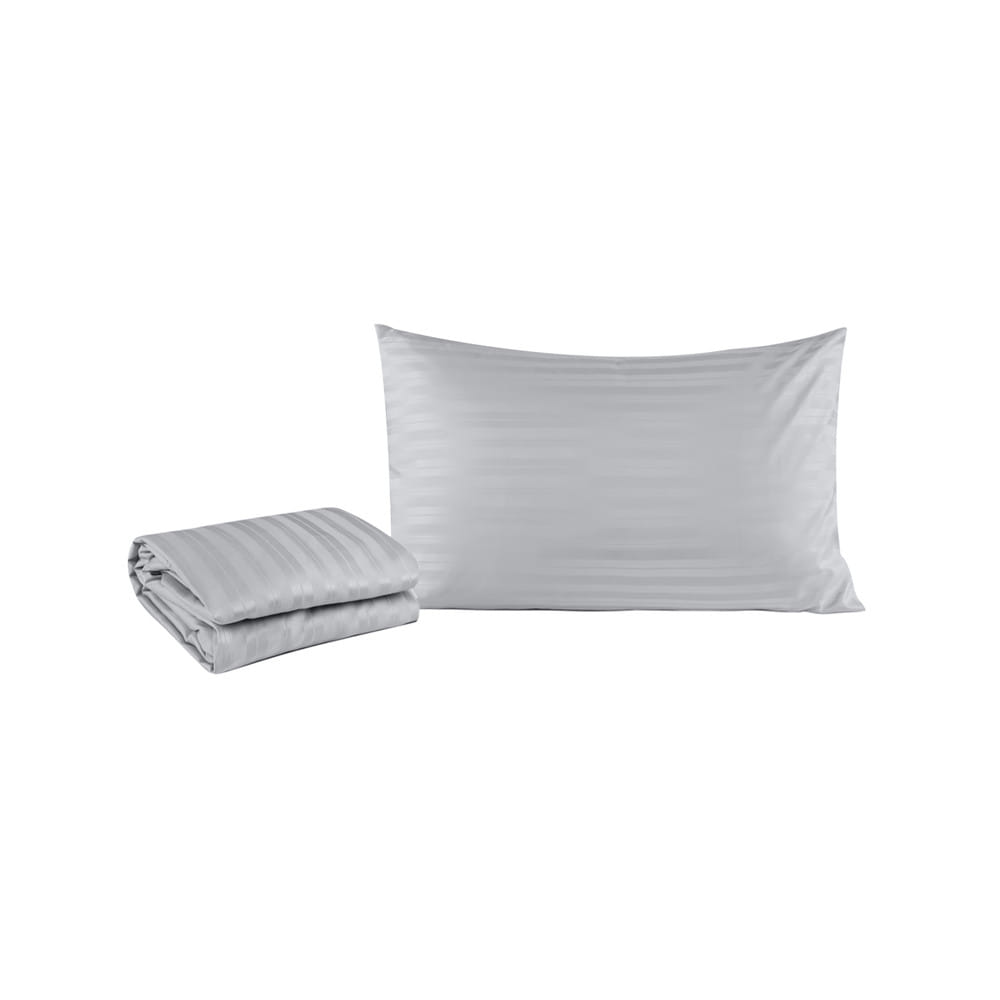 ชุดผ้าปูที่นอน 3.5 ฟุต (ชุด 2 ชิ้น) HOME LIVING STYLE LAMOON สี GREY