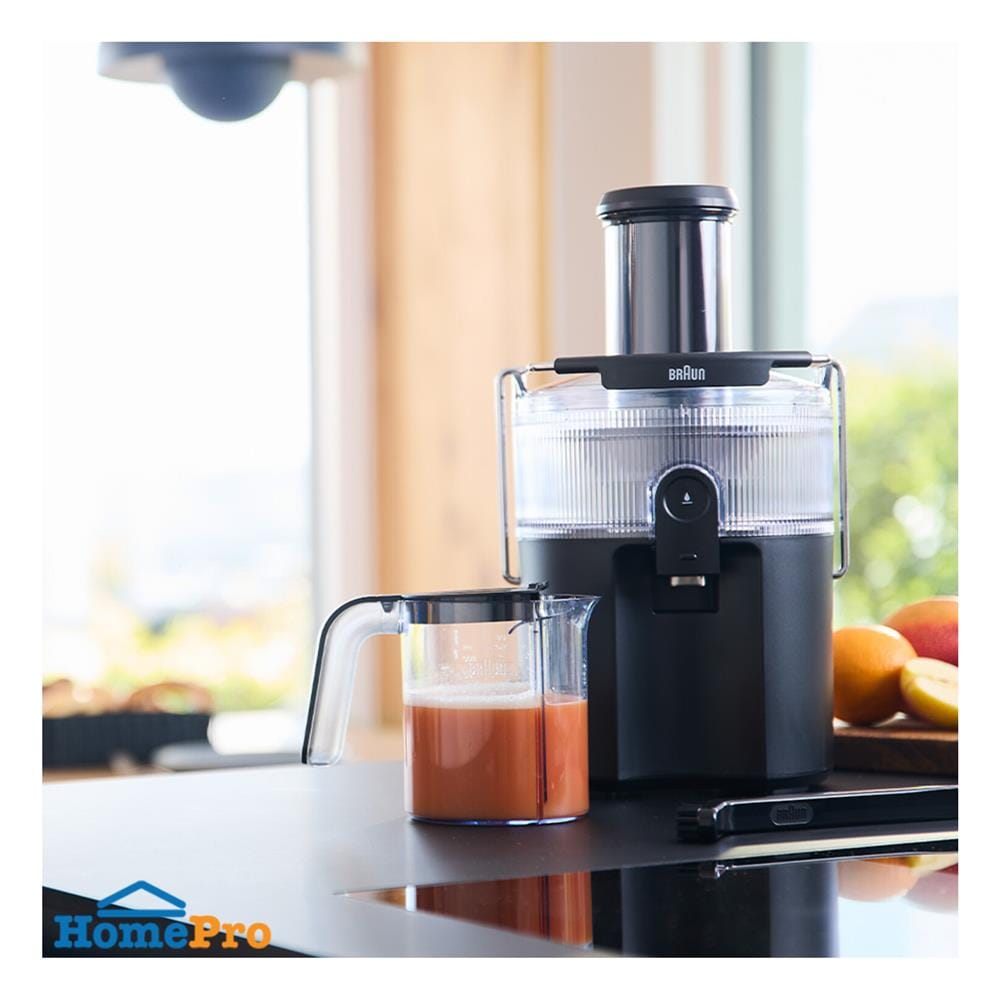 เครื่องสกัดน้ำผลไม้ BRAUN SJ5000BK 1.5 ลิตร สีดำ