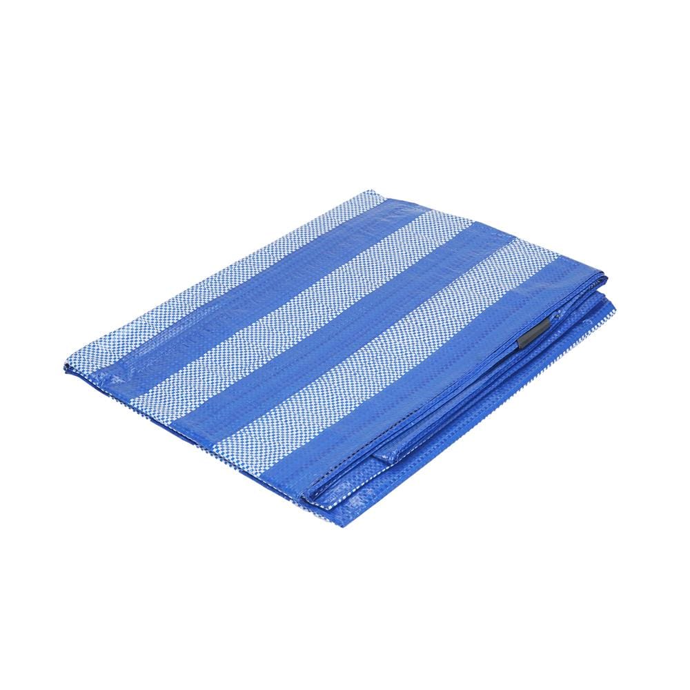 ผ้าใบเกรดหนา SPRING 2x3 ม. สีฟ้า/ขาว