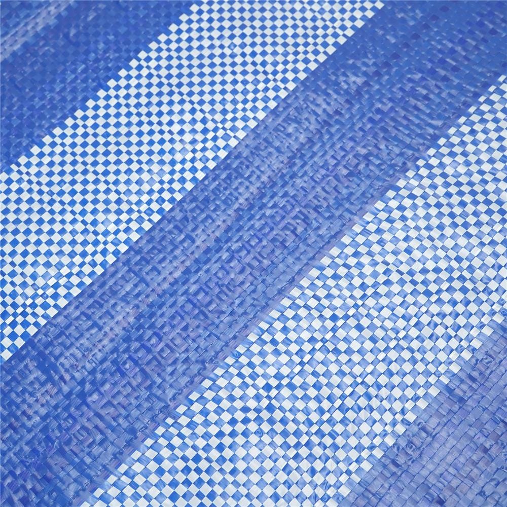 ผ้าใบเกรดหนา SPRING 2x3 ม. สีฟ้า/ขาว
