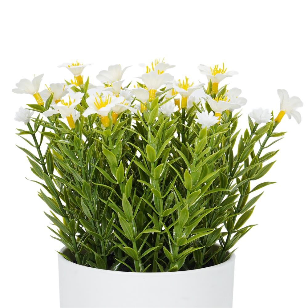 ดอกไม้ประดิษฐ์สีขาว SPRING 20 ซม.