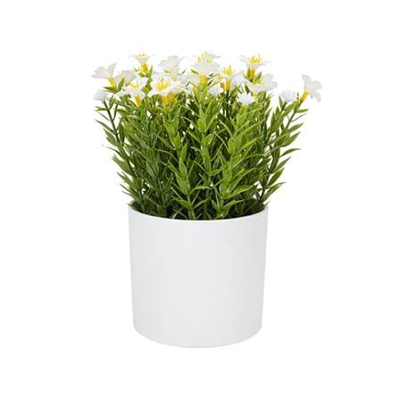 ดอกไม้ประดิษฐ์สีขาว SPRING 20 ซม._0