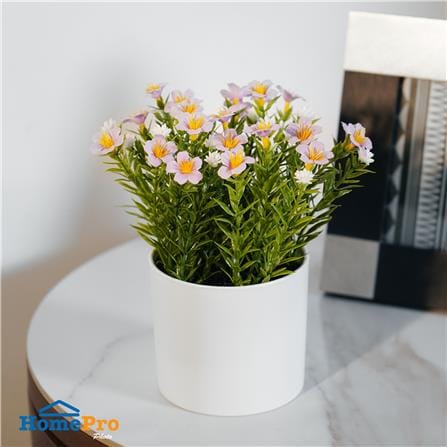 ดอกไม้ประดิษฐ์สีชมพู SPRING 20ซม._3