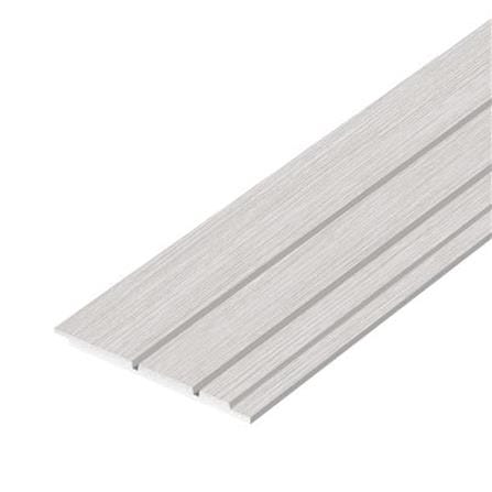 ไม้บังใบ ลายเสี้ยน DURAONE เมโล่ 02 23.6x300x1 ซม. สีซีเมนต์_0