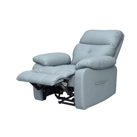 โซฟาปรับนอนไฟฟ้า FURDINI CHARLIE/PET FRIENDLY สีฟ้าอมเทา_4