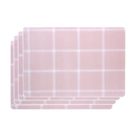 แผ่นรองจาน PVC SRITHAI PINK TABLE (แพ็ก 4 ชิ้น)_0