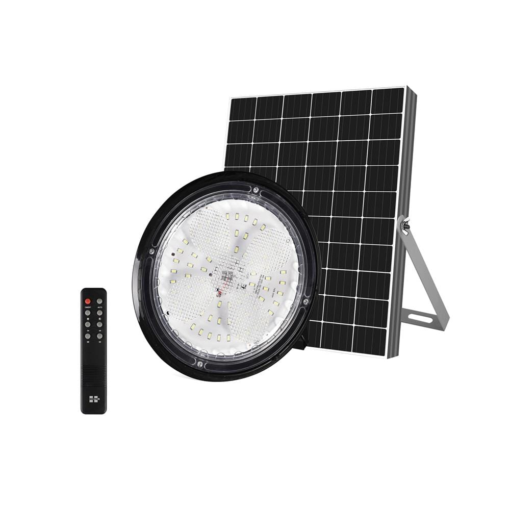 ไฟช่อภายนอก SOLAR HI-TEK LEO 100 วัตต์ DAYLIGHT สีดำ