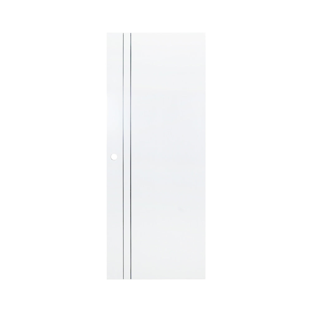 ประตูภายใน UPVC เจาะรูลูกบิด AZLE AZ 1-WH 80x200 ซม. สีขาว