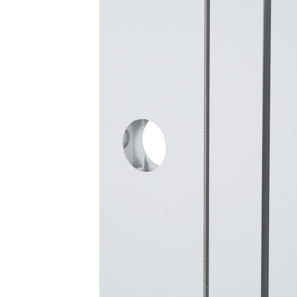 ประตูภายใน UPVC เจาะรูลูกบิด AZLE AZ 1-WH 80x200 ซม. สีขาว