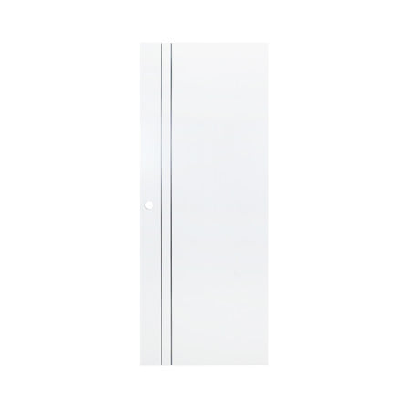 ประตูภายใน UPVC เจาะรูลูกบิด AZLE AZ 1-WH 80x200 ซม. สีขาว_0